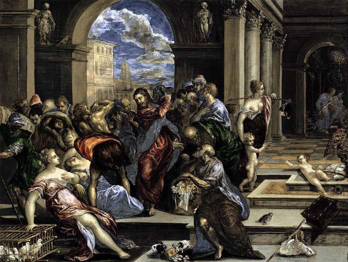 The Purification of the Temple, El Greco